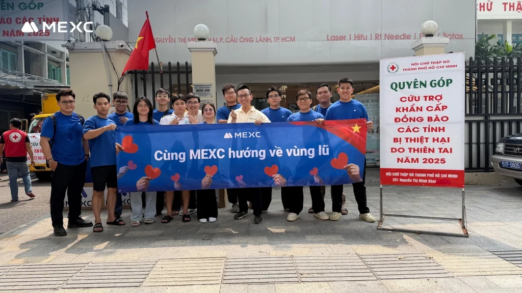 MEXC Việt Nam chung tay hỗ trợ đồng bào vùng bão lũ miền Bắc