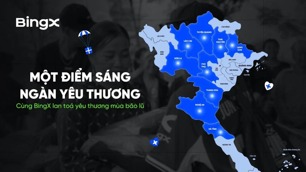 BingX ủng hộ hơn 1,3 tỷ đồng giúp người dân vùng lũ vượt qua khó khăn
