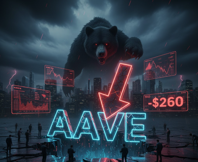 Giá Aave (AAVE) rơi xuống dưới 260 USD khi tín hiệu on-chain cho thấy xu hướng suy yếu