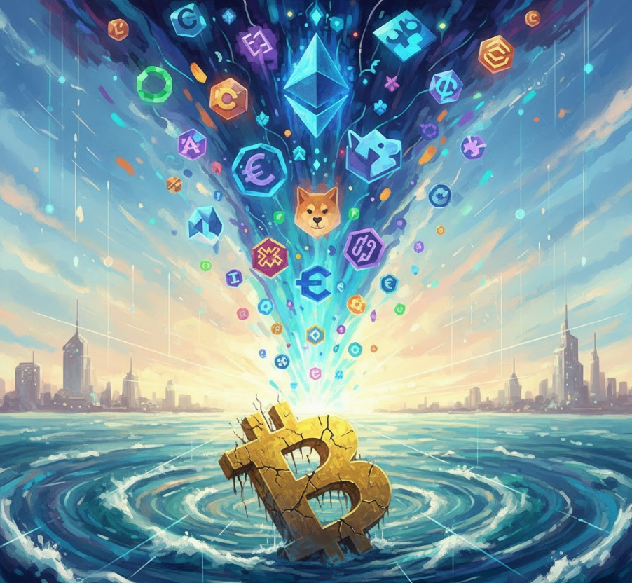 Thị trường Altcoin sắp bùng nổ khi sự thống trị của Bitcoin suy yếu