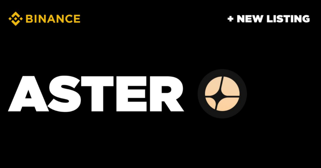 Binance thông báo sẽ niêm yết Aster (ASTER) vào ngày 6 tháng 10 năm 2025