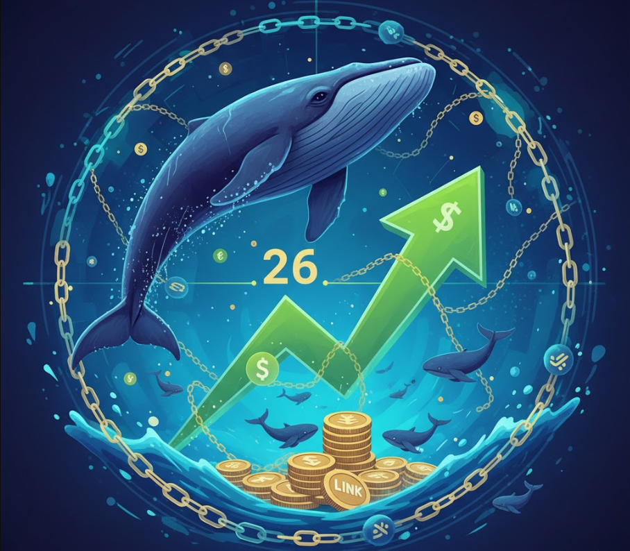Giá Chainlink có thể vượt qua mốc $26 sau khi cá voi tích lũy 128.000 LINK