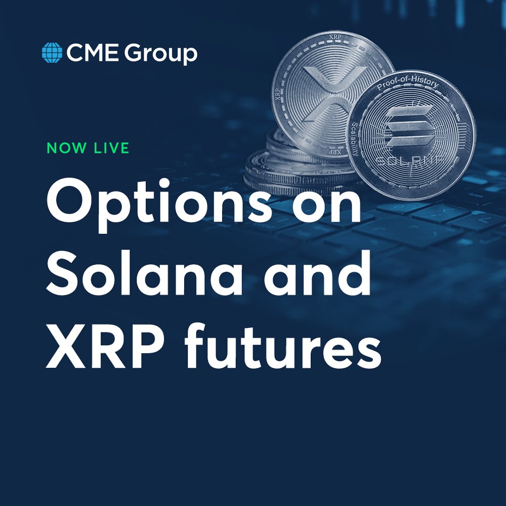 CME Group ra mắt hợp đồng quyền chọn Solana và XRP