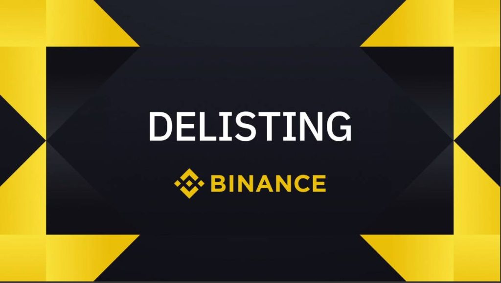 Binance thông báo hủy niêm yết các cặp giao dịch spot sau