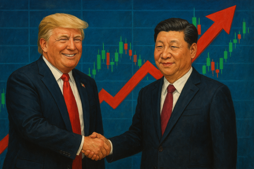 Thị trường tăng mạnh khi Donald Trump xác nhận gặp Tập Cận Bình tại hội nghị thượng đỉnh vào ngày 31 tháng 10