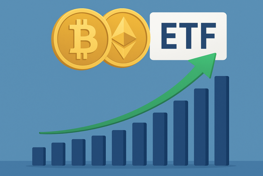 ETF Bitcoin và Ethereum tăng mạnh trở lại sau đợt tháo chạy kỷ lục