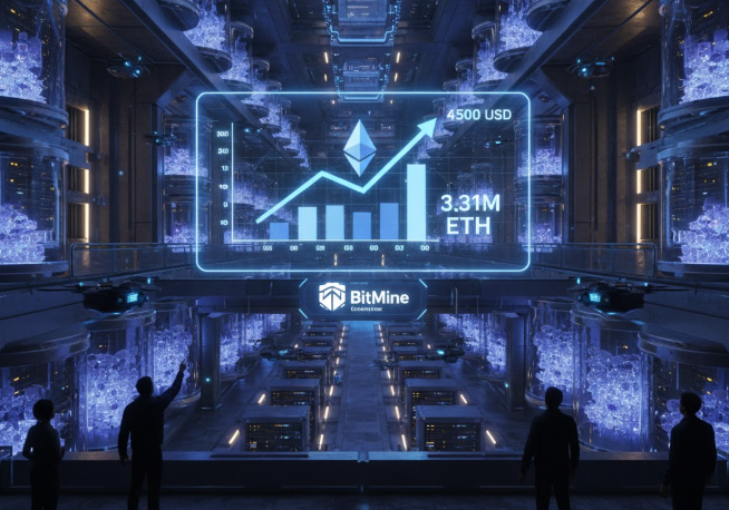 BitMine mở rộng kho bạc lên 3,31 triệu ETH, củng cố kỳ vọng giá Ethereum tiến tới 4.500 USD