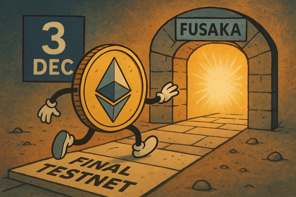 Ethereum bước vào giai đoạn testnet cuối cùng trước khi nâng cấp Fusaka vào ngày 3 tháng 12