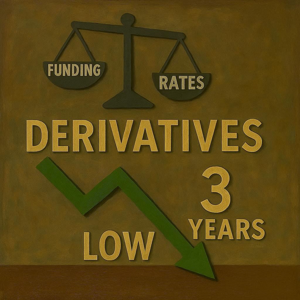 Funding rate giảm xuống mức thấp nhất trong 3 năm: Một dấu hiệu tăng giá?