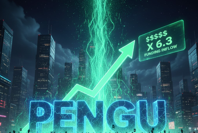 Dòng vốn tăng gấp 6,3 lần: Liệu PENGU có đủ lực để duy trì đà tăng?