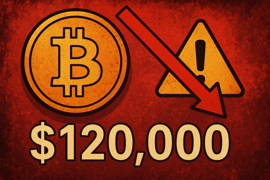 Bitcoin giảm xuống dưới 120.000 đô la kích hoạt cảnh báo về khả năng giảm thêm 10%
