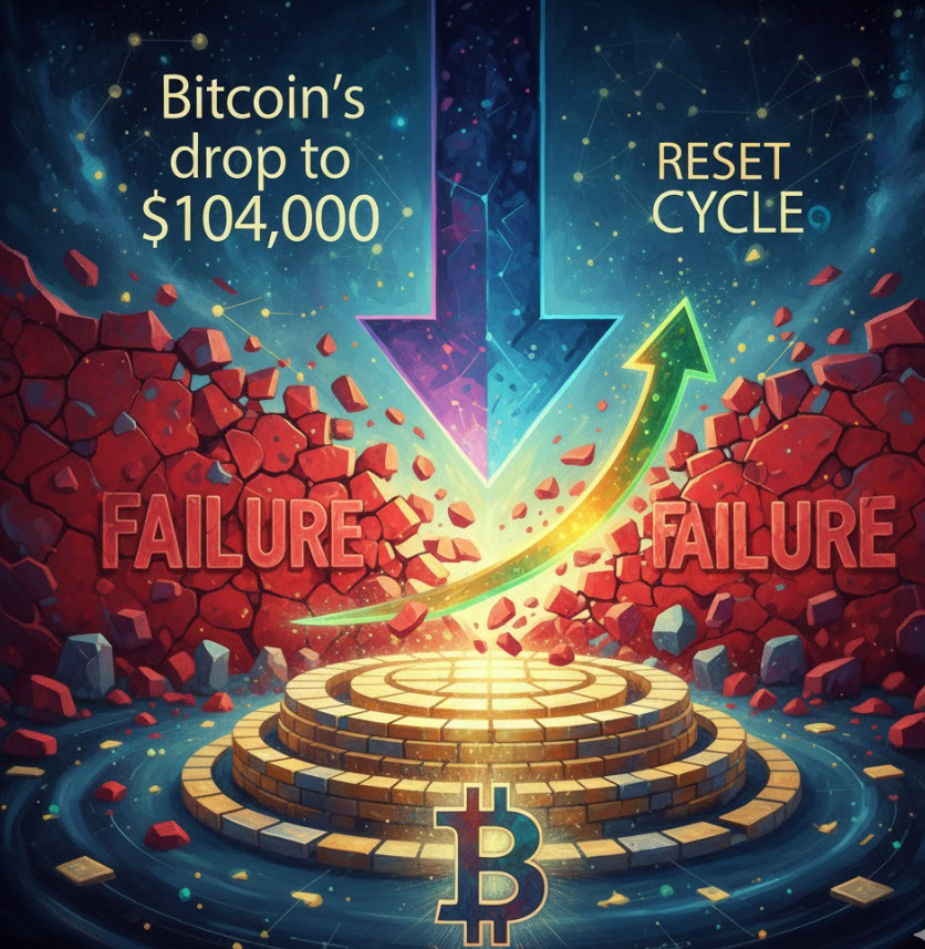 Việc Bitcoin giảm xuống 104.000 đô la là “thiết lập lại” chứ không phải là “thất bại” của chu kỳ tiền điện tử