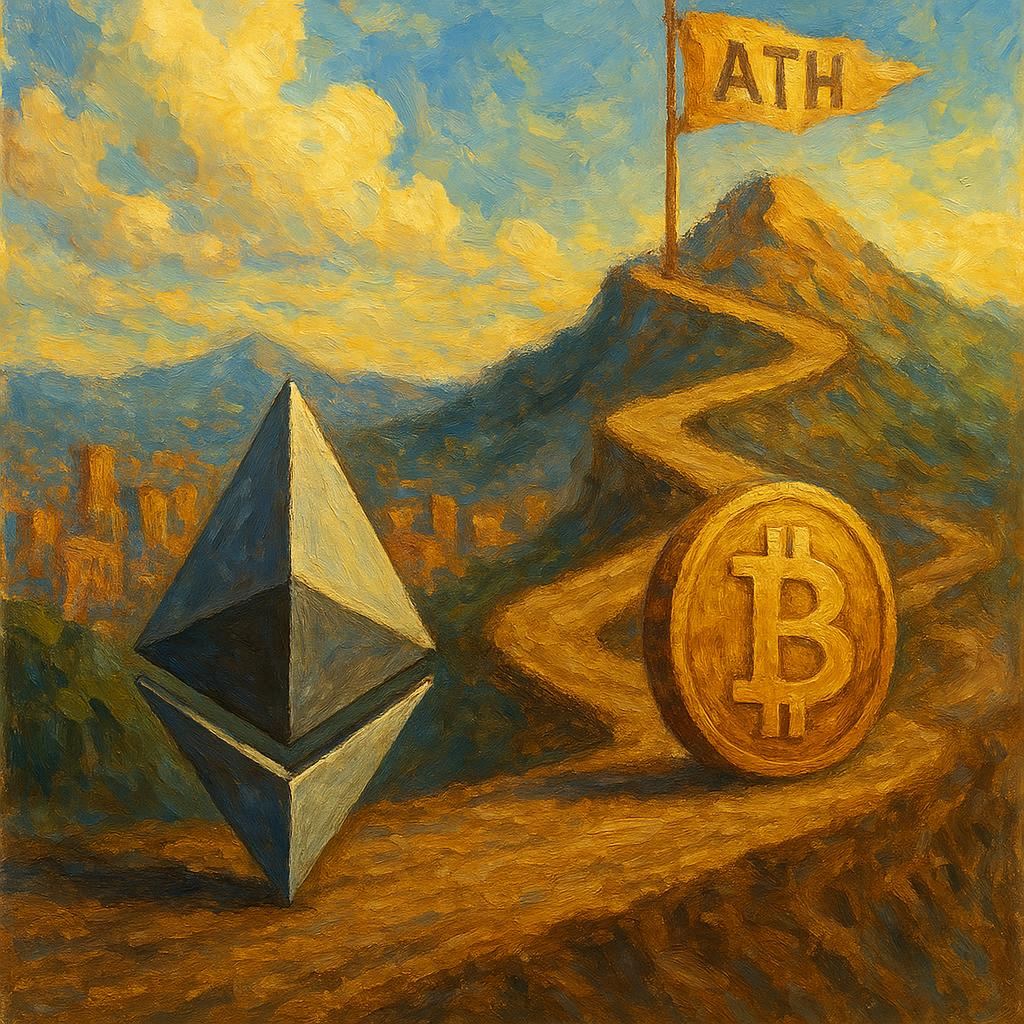 Ethereum có thể tiếp bước Bitcoin để đạt ATH không?