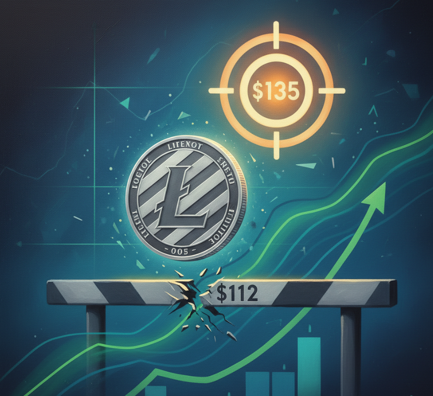 Litecoin nhắm mục tiêu 135 đô la sau khi vượt qua mức 112 đô la