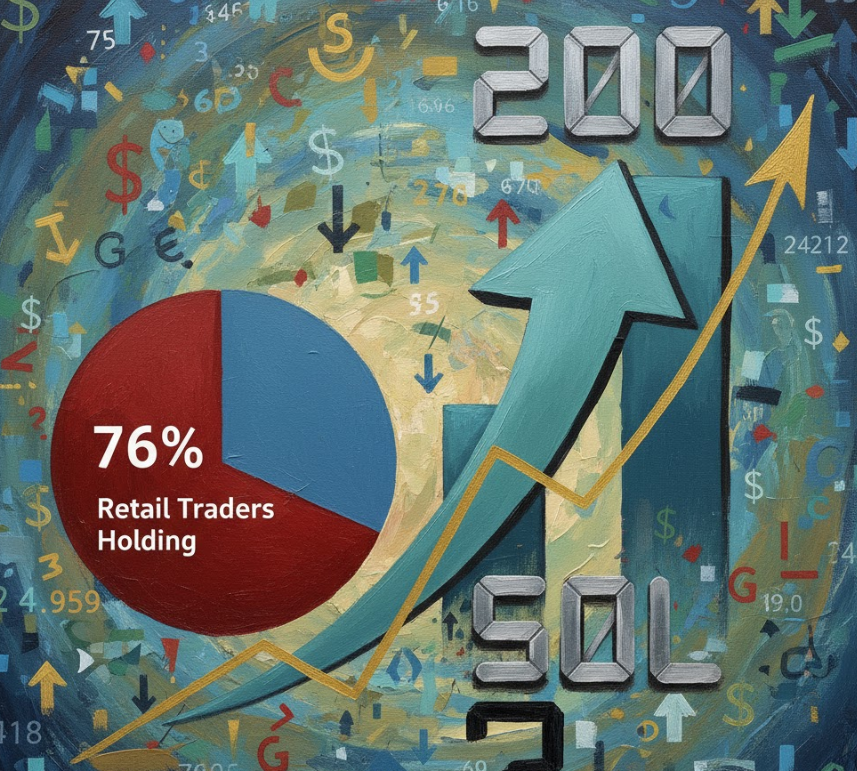 Dữ liệu cho thấy 76% trader bán lẻ đang nắm giữ SOL: Liệu đà phục hồi lên 200 đô la có giữ được không?