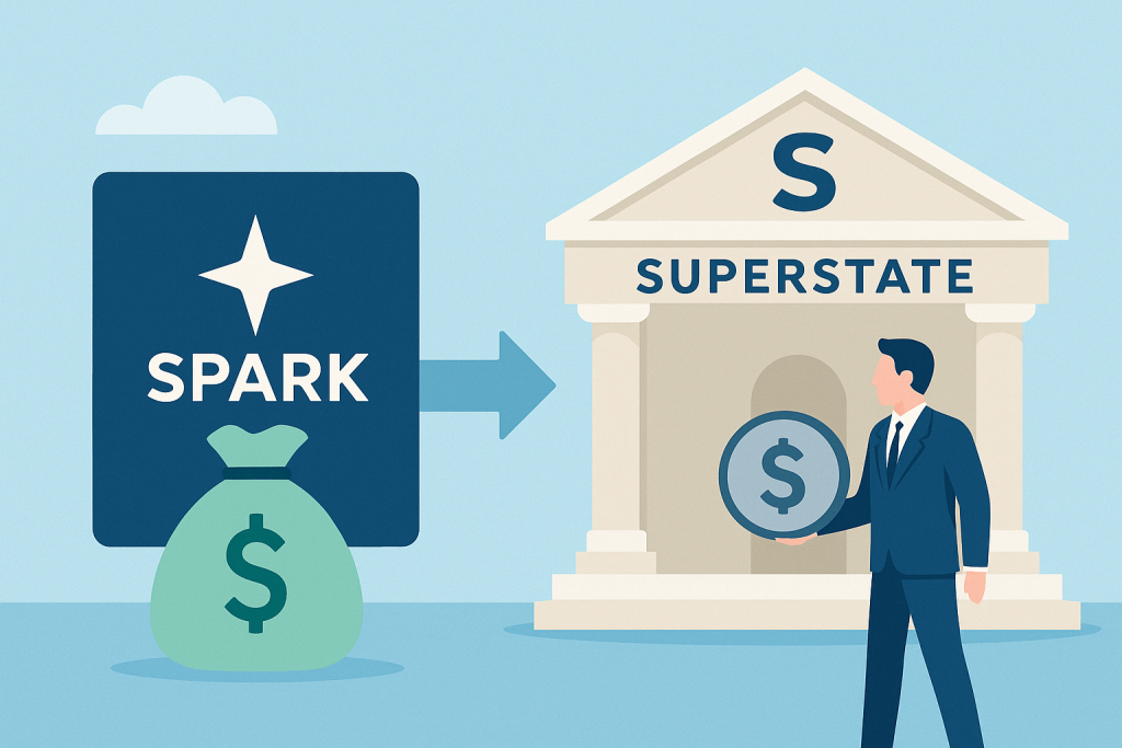DeFi Spark rót 100 triệu USD vào quỹ Superstate để đa dạng hóa lợi nhuận