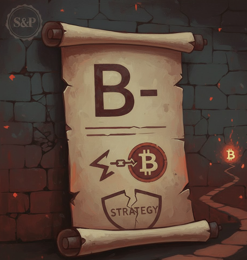 S&P đánh giá Strategy là ‘trái phiếu rác’ với xếp hạng B- vì lý do tập trung cao vào Bitcoin
