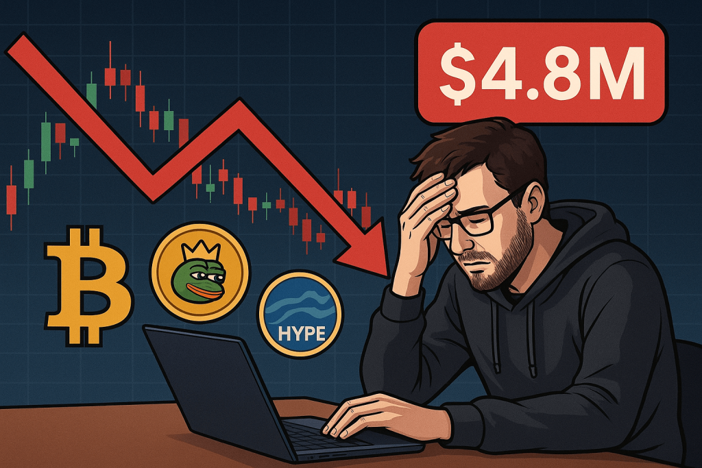 Trader nổi tiếng James Wynn tiếp tục bị thanh lý lệnh 4,8 triệu USD vì đòn bẩy cao