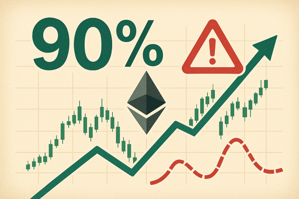 90% các nhà đầu tư bán lẻ Ether thiết lập lệnh long, nhưng sự lạc quan có thể là một cái bẫy tăng giá cổ điển