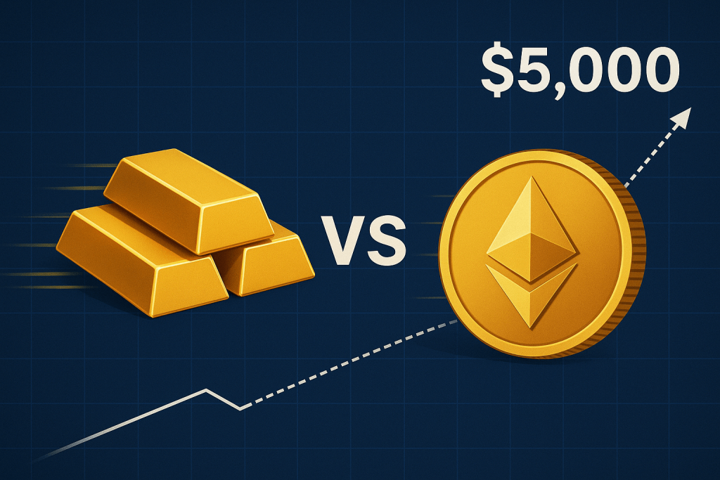 Cuộc đua 5.000 USD: Vàng hay Ethereum sẽ về đích trước?